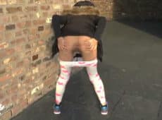 imagen Follada anal en la calle a una zorrita exhibicionista